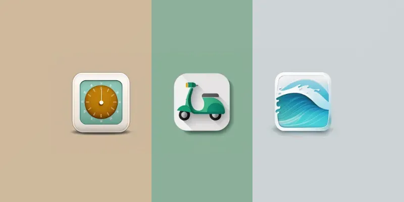 Sleek App Icons generated by undefined
