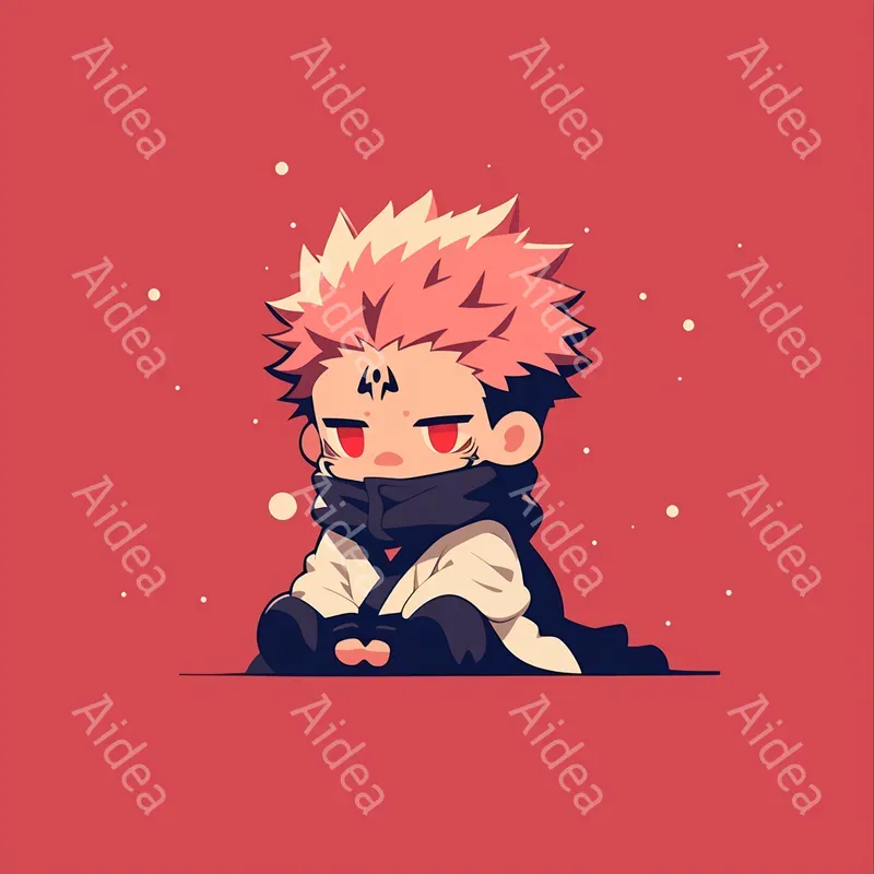 Flat Anime Characters
