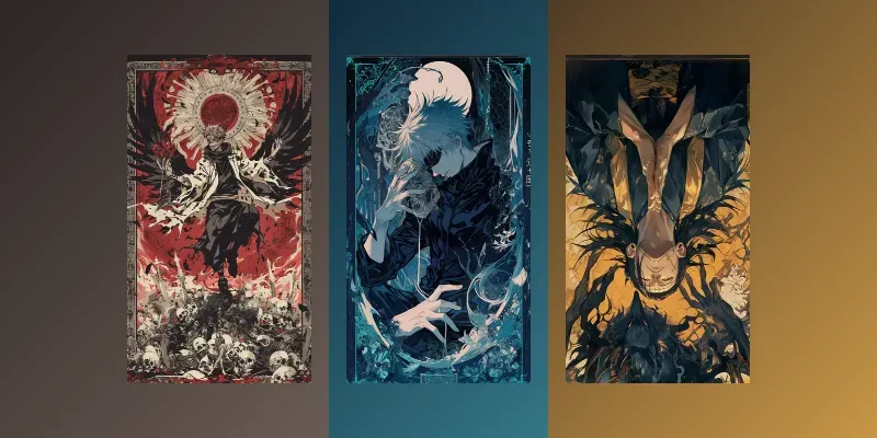 Tarot Jujutsu Kaisen Cards generated by undefined