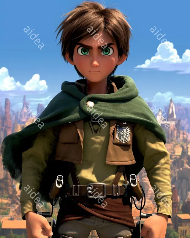 Anime Pixar 3D Characters