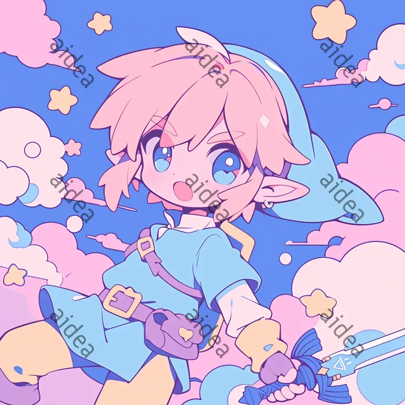 Pastel Chibi Game Characters Designs