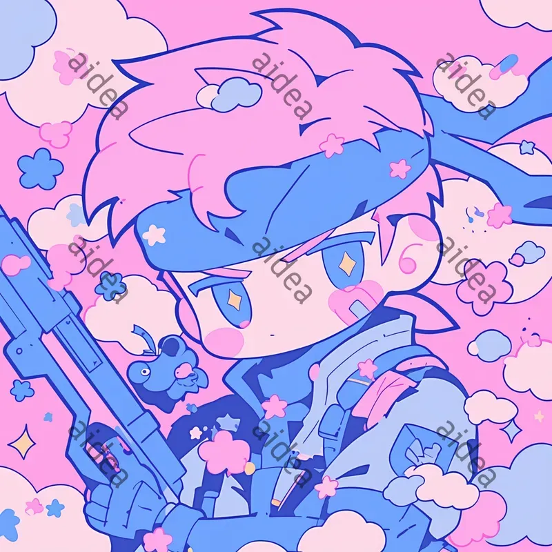 Pastel Chibi Game Characters Designs