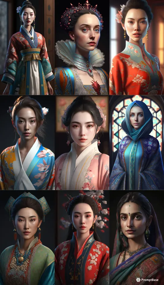 Stunning Women In Traditional Attires