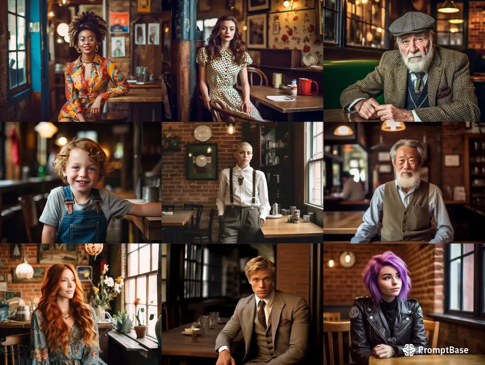 Editorial Style Cafe Portraits