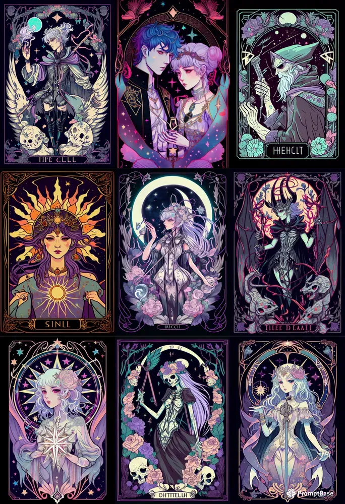 Anime Tarot Cards