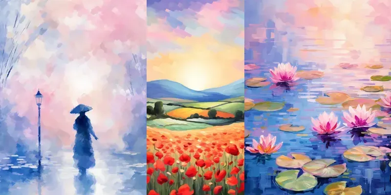 Natures Monet Moments generated by undefined
