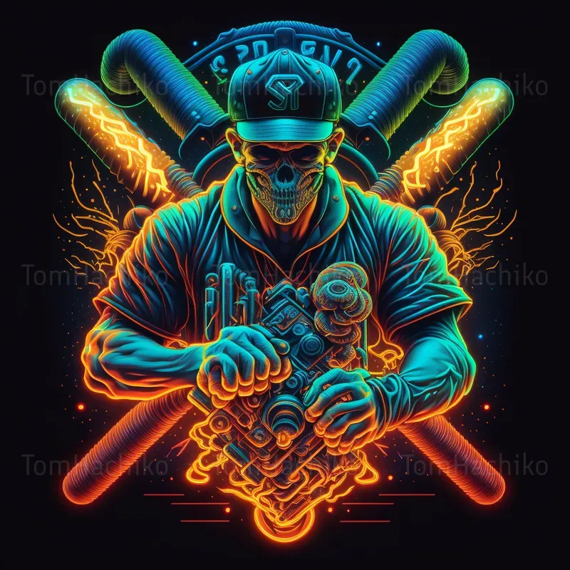 Neon Tshirt Graphics