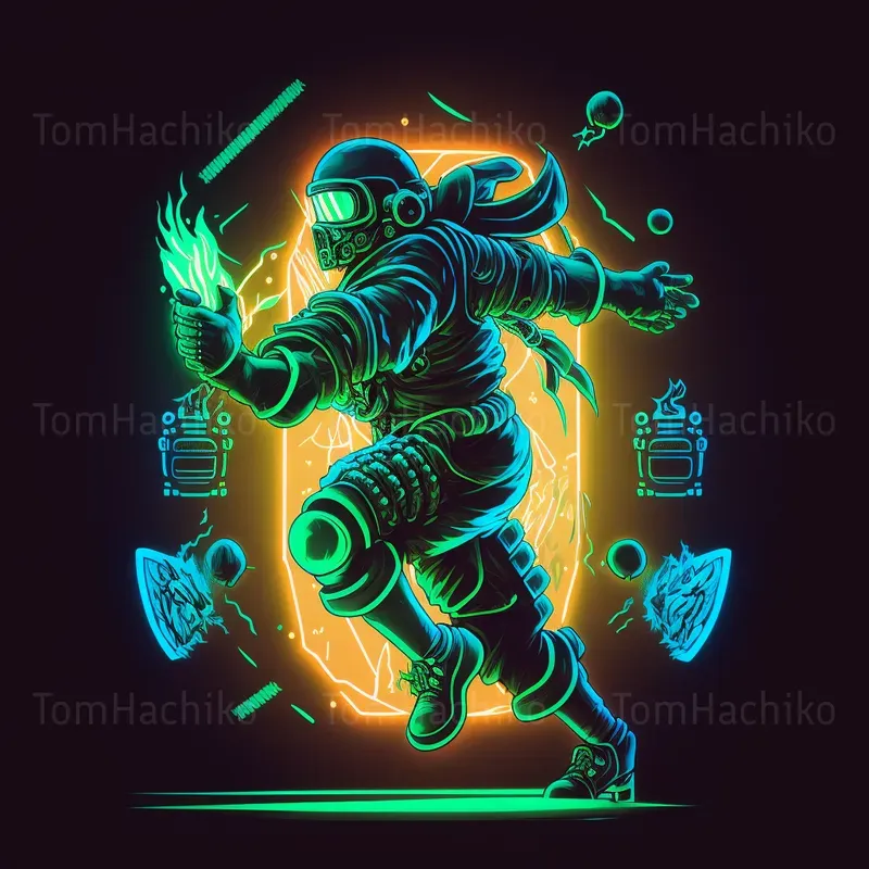Neon Tshirt Graphics