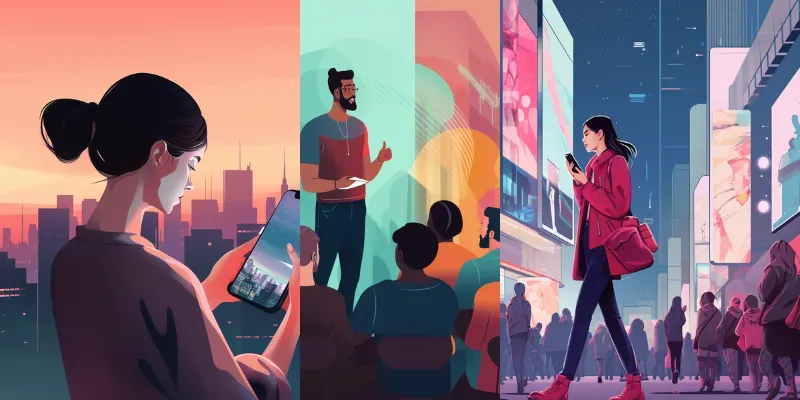 Digital Marketing Illustrations 2 generated by undefined