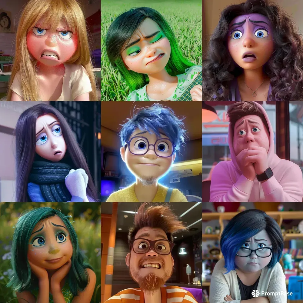 Pixar Inside Out Emotions