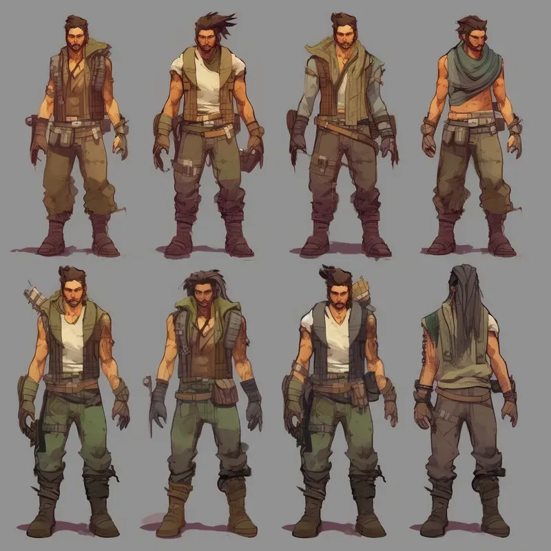 Character Sheets Different Game Style