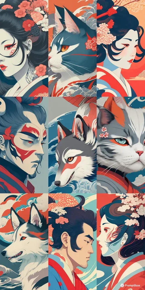 Illustrations Of Japan Old Style