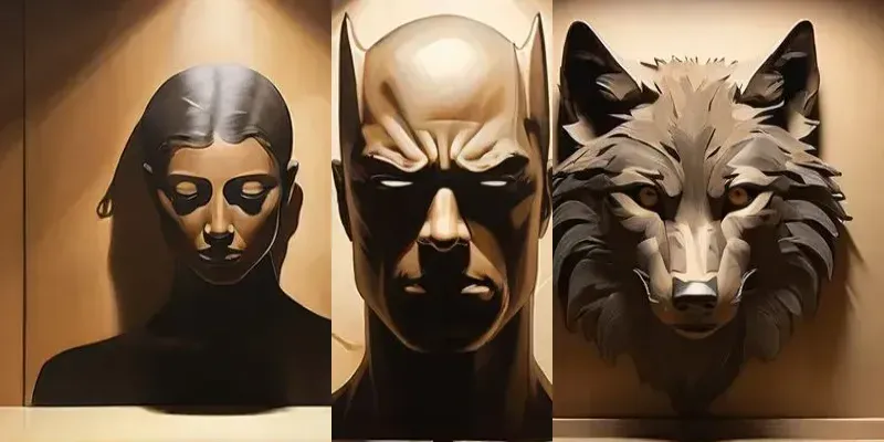 Artistic Facial Shadows generated by undefined