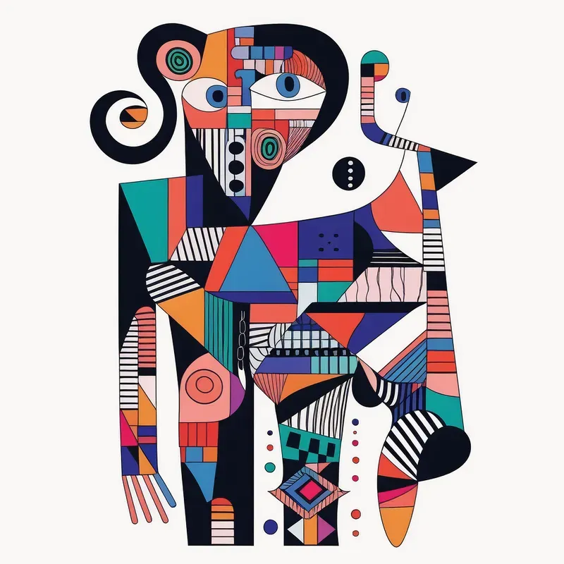 Urban Silly Cubism Art