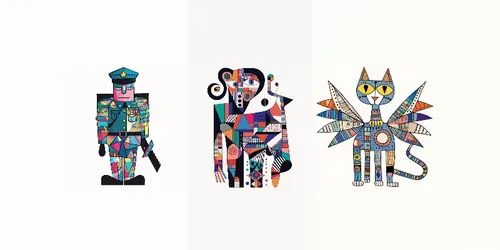 Urban Silly Cubism Art generated by midjourney