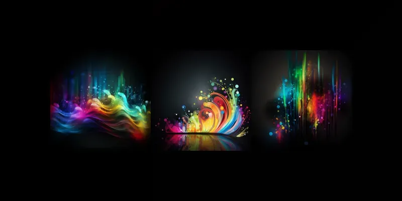 Desktop Pc Wallpapers Abstract Neon generated by undefined