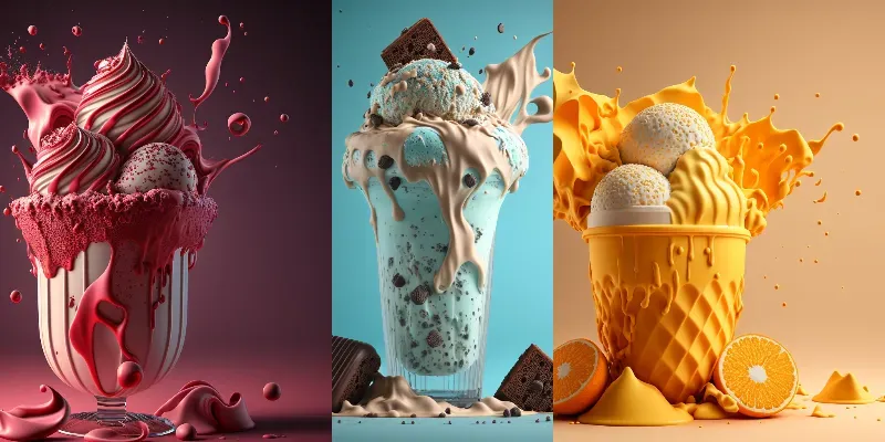 Milkshakes generated by undefined