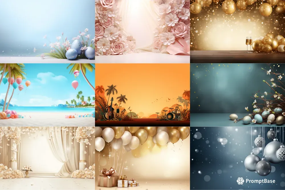 Festive Background Holiday Banners