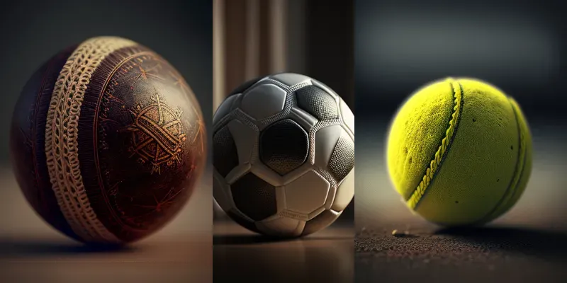 Realistic Sport Ball Photography generated by undefined