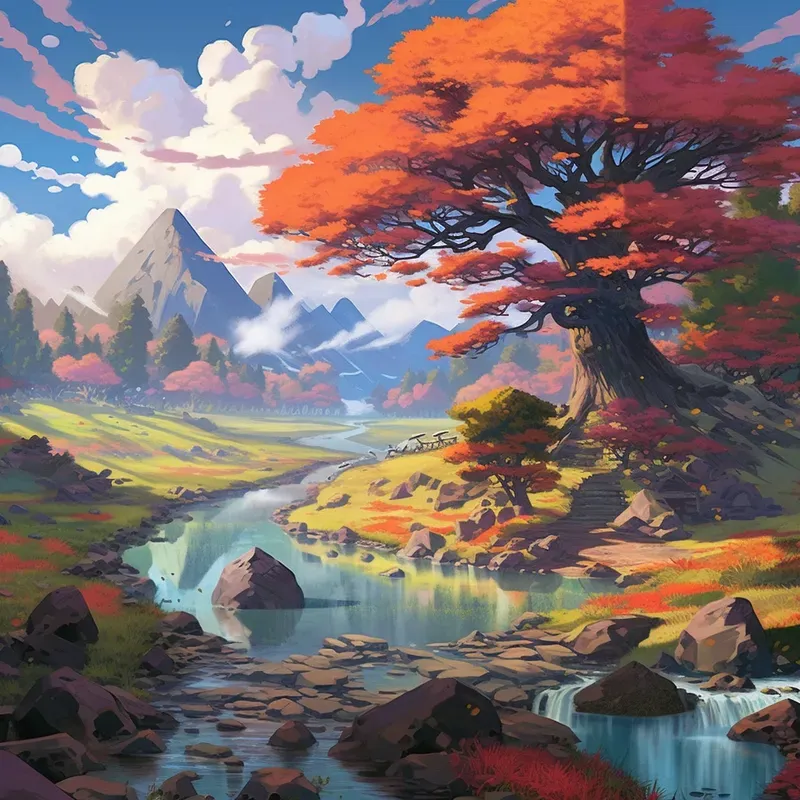 Breathtaking Anime Natural Landscapes