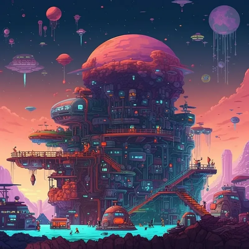 Pixel Art Illustrations