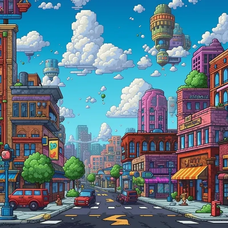 Pixel Art Illustrations
