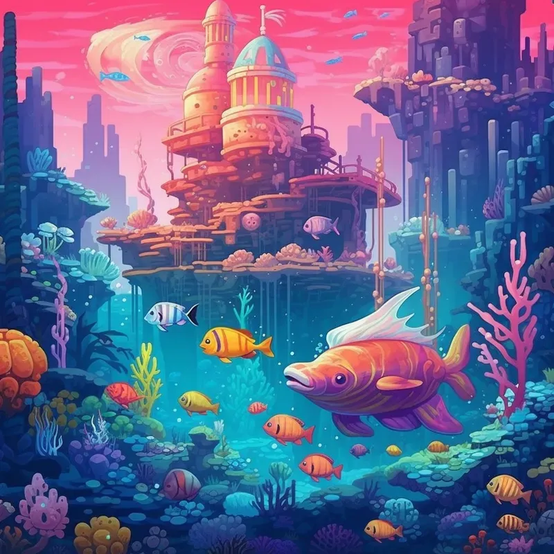 Pixel Art Illustrations