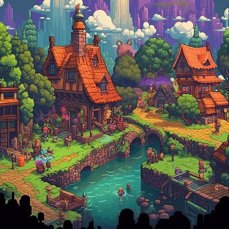 Pixel Art Illustrations