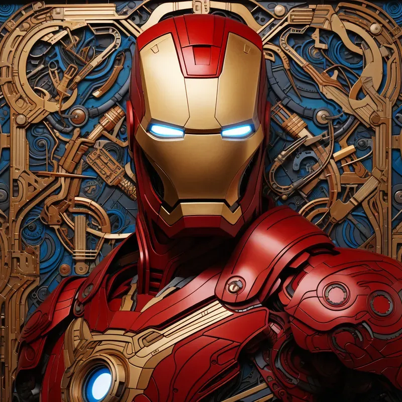 Bas Relief Heroes And Villains