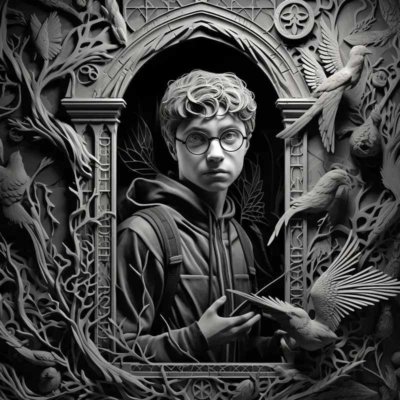 Bas Relief Heroes And Villains