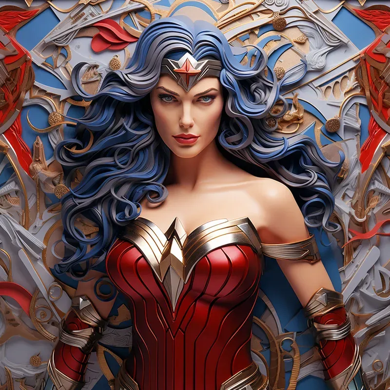 Bas Relief Heroes And Villains