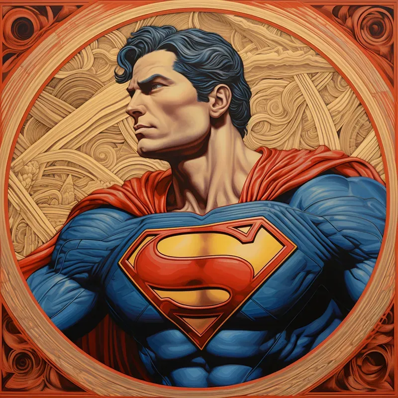 Bas Relief Heroes And Villains