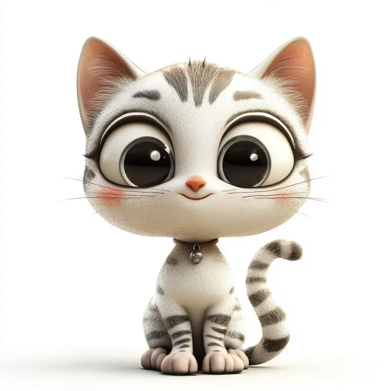Cute 3D Cartoon Animals Pixar Style