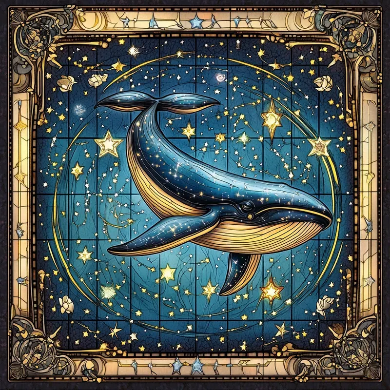 Fantasy Stained Glass Illustrations