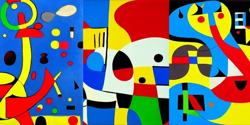 Miro-esque Scenes generated by undefined