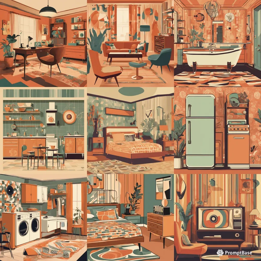 Midcentury Living Rooms Retro Vibes