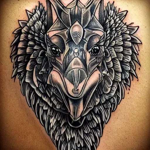 Dieselpunk Fantasy Tattoo Designs
