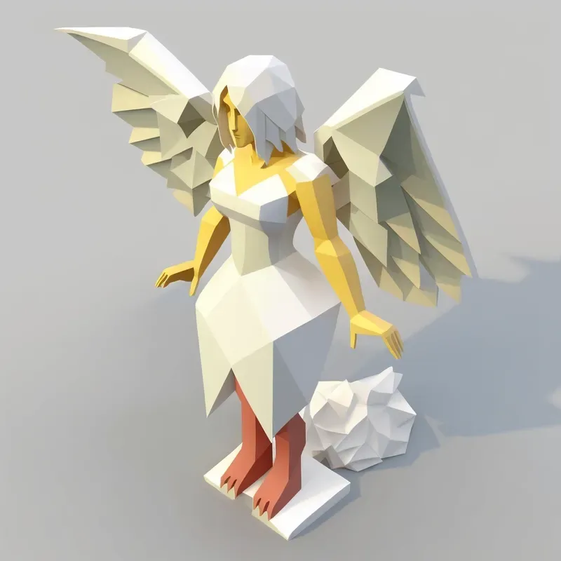 Minimalistic Low-poly Characters