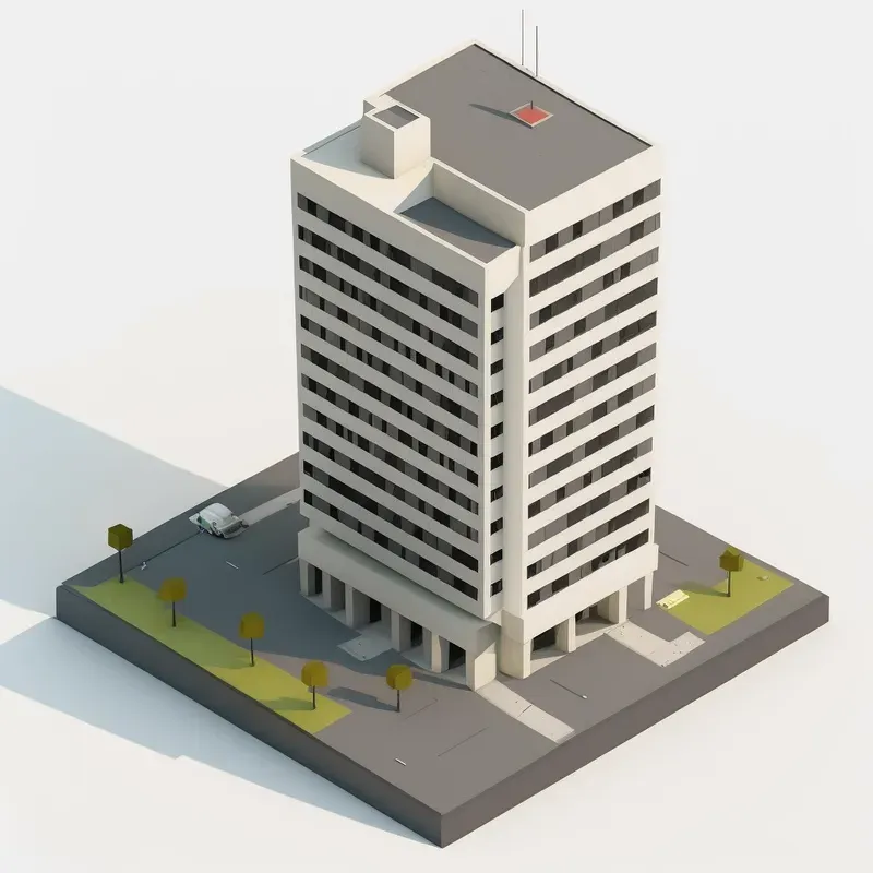 Low-poly Buildings