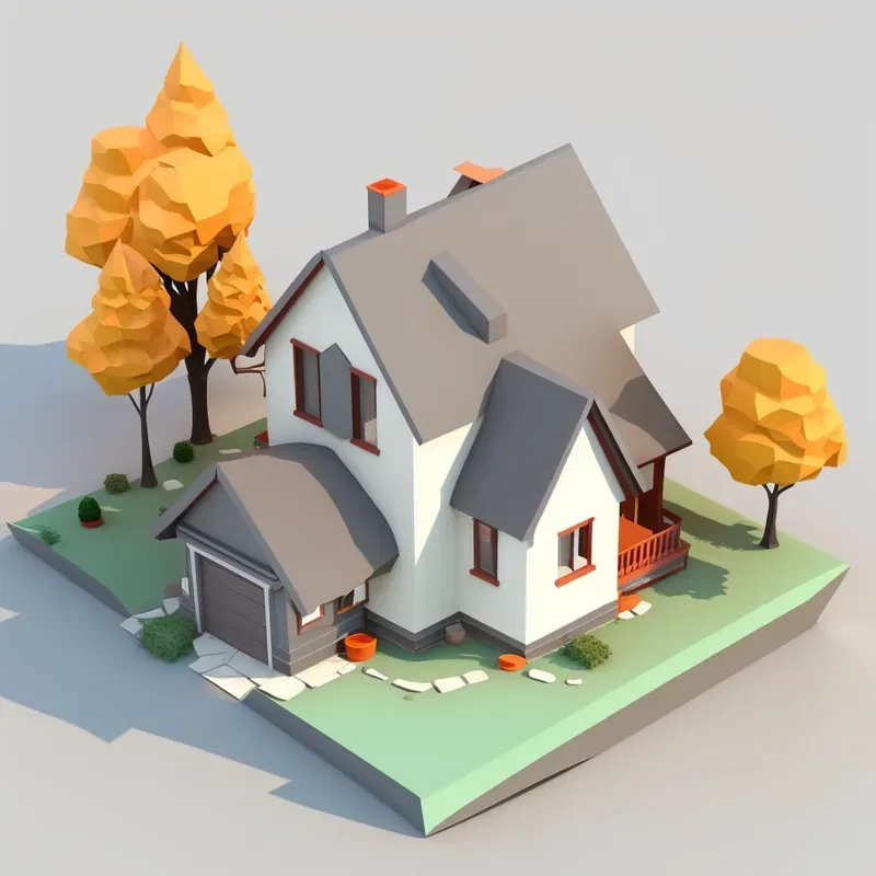 Low-poly Buildings