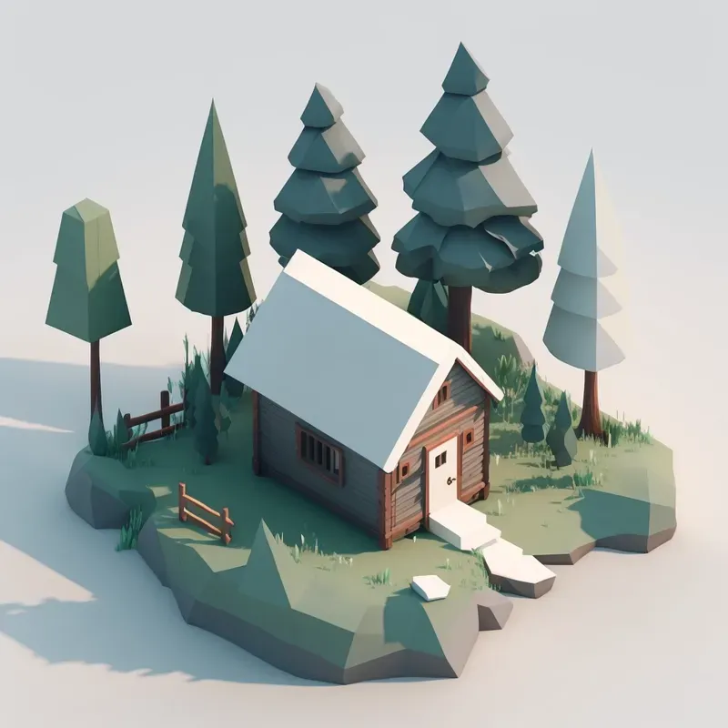 Low-poly Buildings