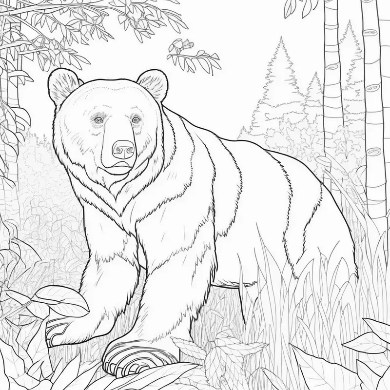 Animal Coloring Book Pages