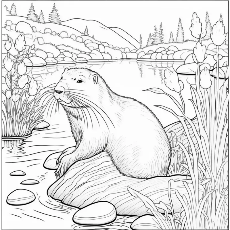 Animal Coloring Book Pages