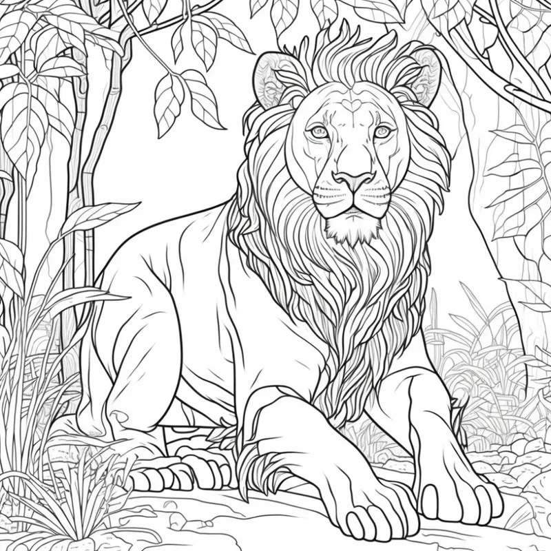 Animal Coloring Book Pages