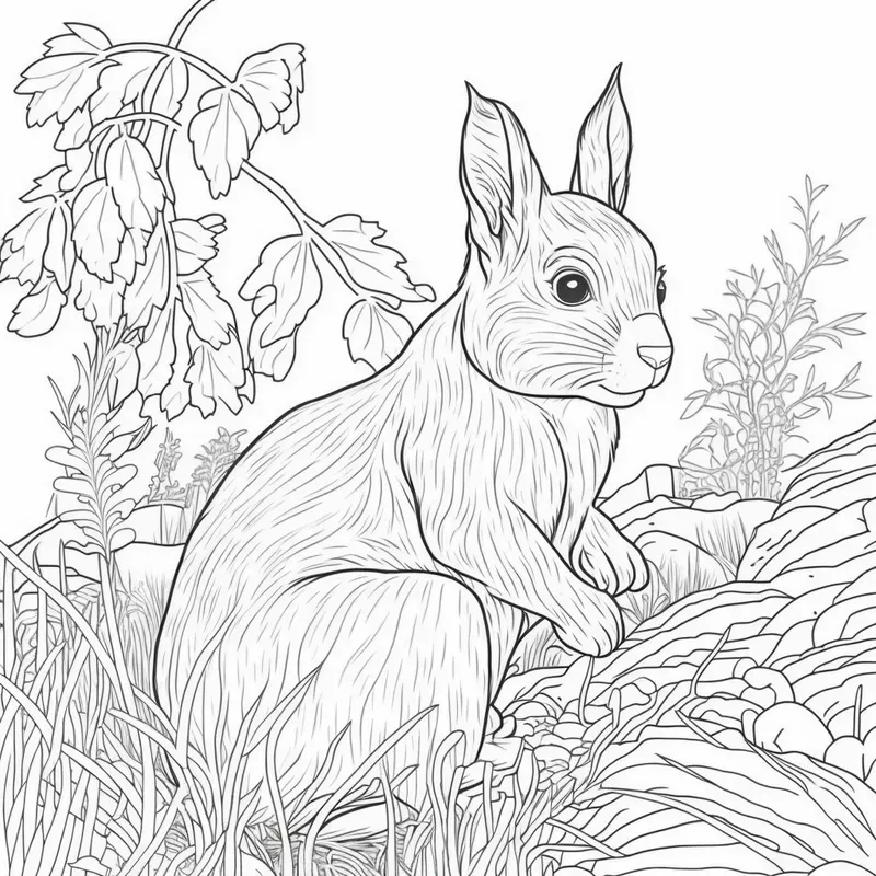 Animal Coloring Book Pages