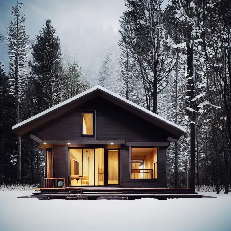 Cabin Elevation Photos