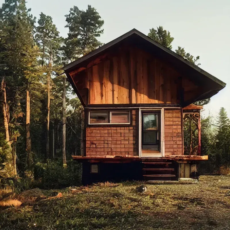 Cabin Elevation Photos