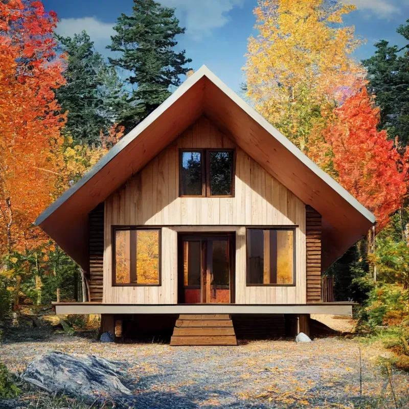 Cabin Elevation Photos