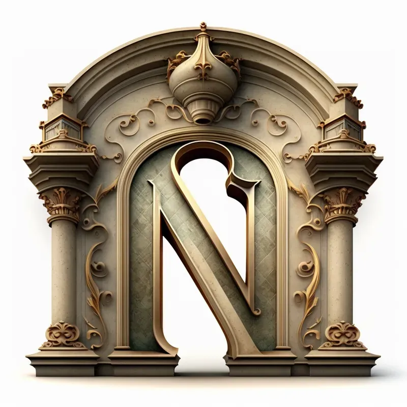 Letter Logos By Architectural Style