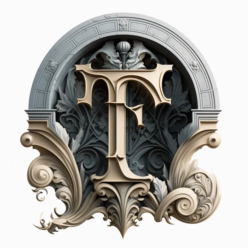 Letter Logos By Architectural Style